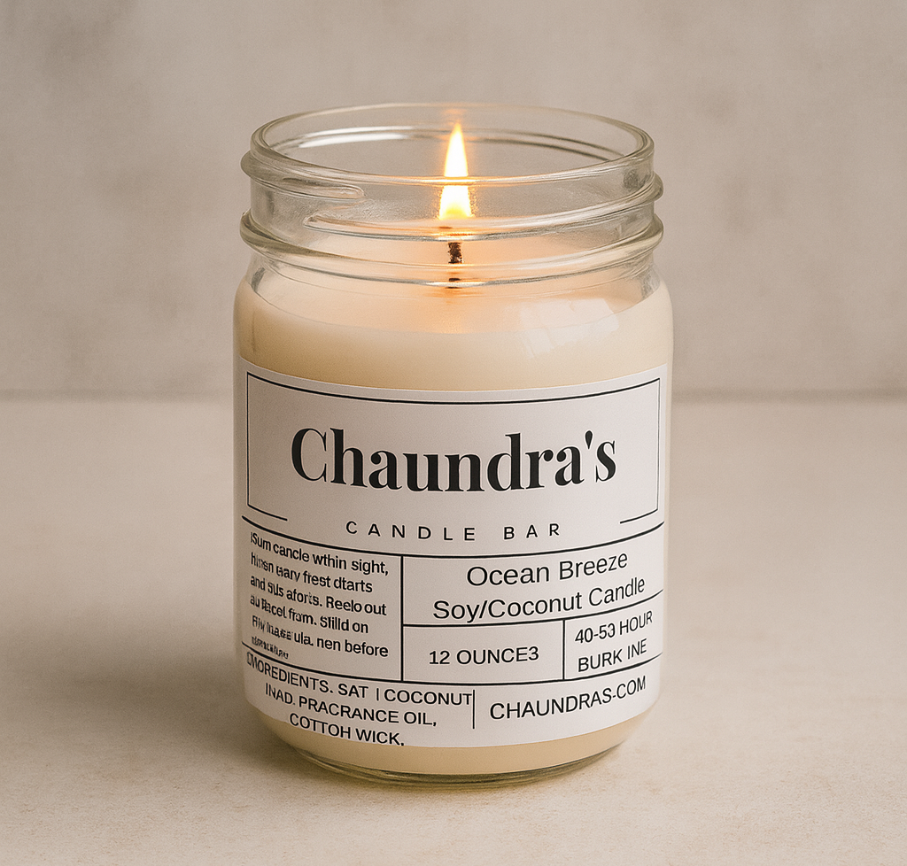 12oz Candles Clean Scents
